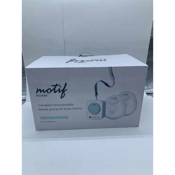 Motif Roam Lanyard Breast Pump w/ Breast Milk Collection Cups in Mint Green - Picture 1 of 15